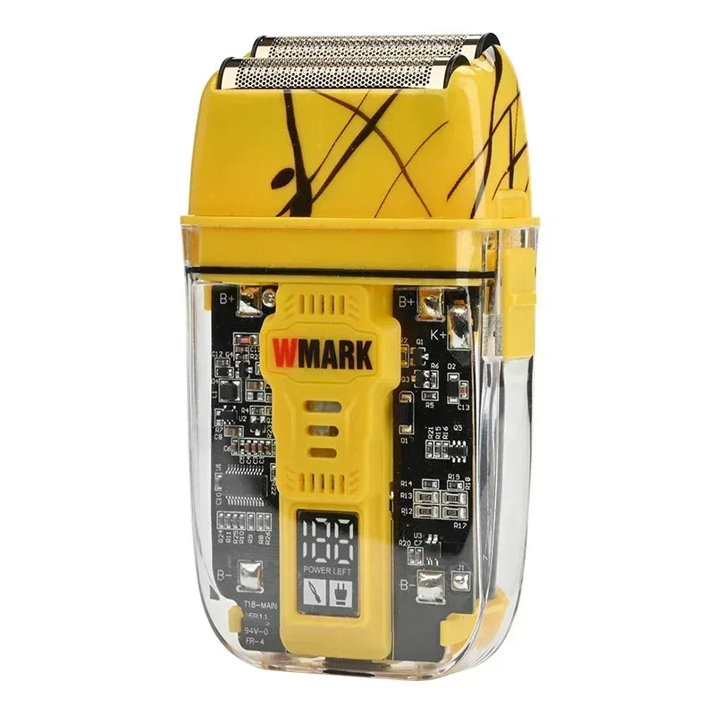 WMARK Muli Function Barber Shaver | Yellow WMARK Muli Function Barber Shaver | Yellow